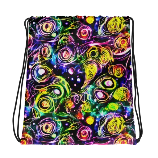 Electric Rosarium on a Drawstring Bag