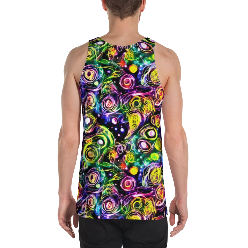 Electric Rosarium on Men's Tank Top — Back