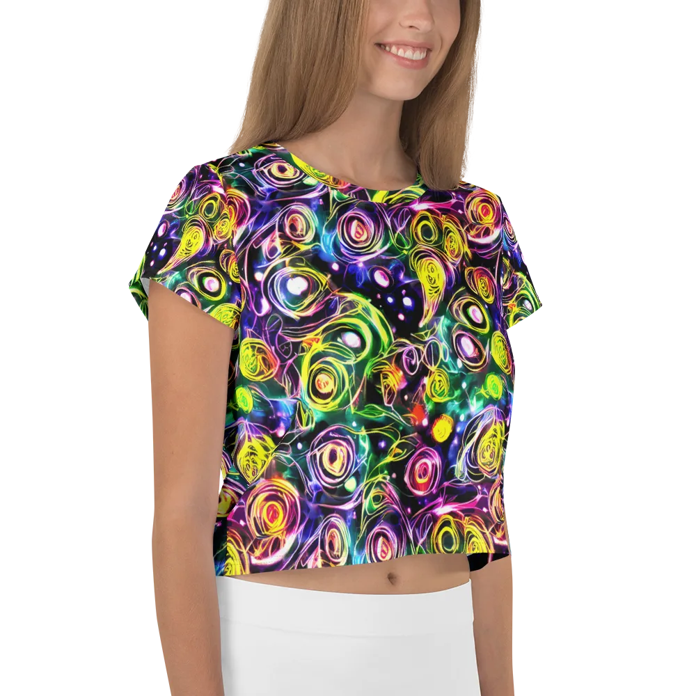 Electric Rosarium on Crop Tee — Right