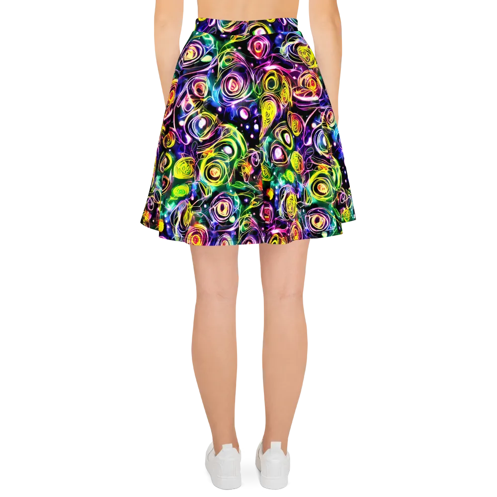 Electric Rosarium on Skater Skirt — Back