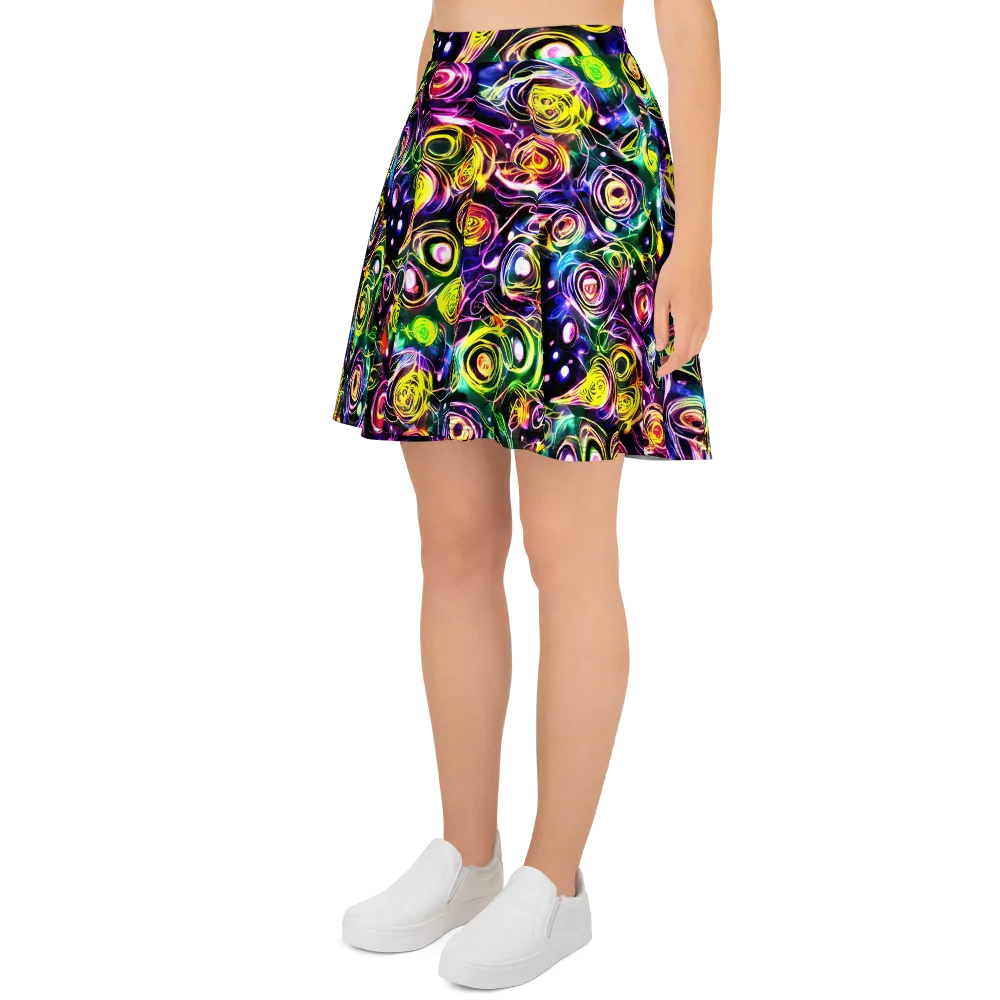 Electric Rosarium on Skater Skirt — Left
