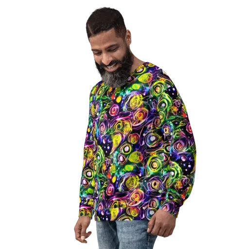Electric Rosarium on a Sweatshirt