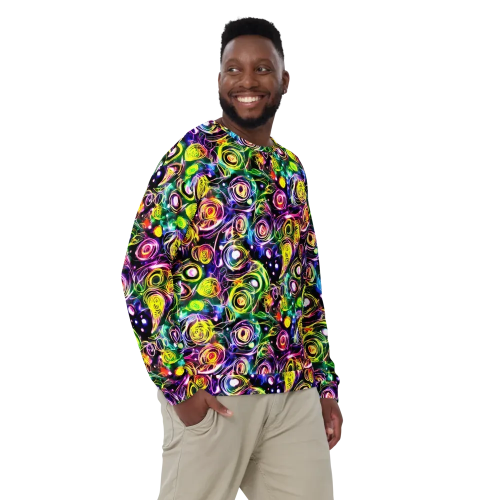 Electric Rosarium on Sweatshirt — Front