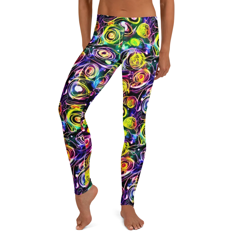 Electric Rosarium on Leggings — Front