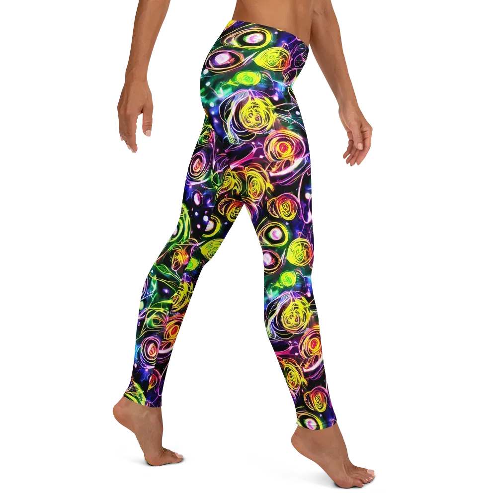 Electric Rosarium on Leggings — Right