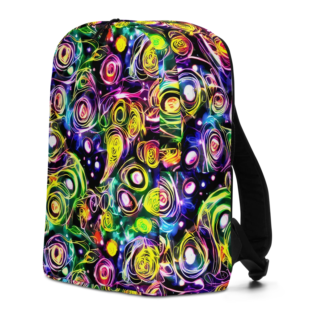 Electric Rosarium on Minimalist Backpack — Left