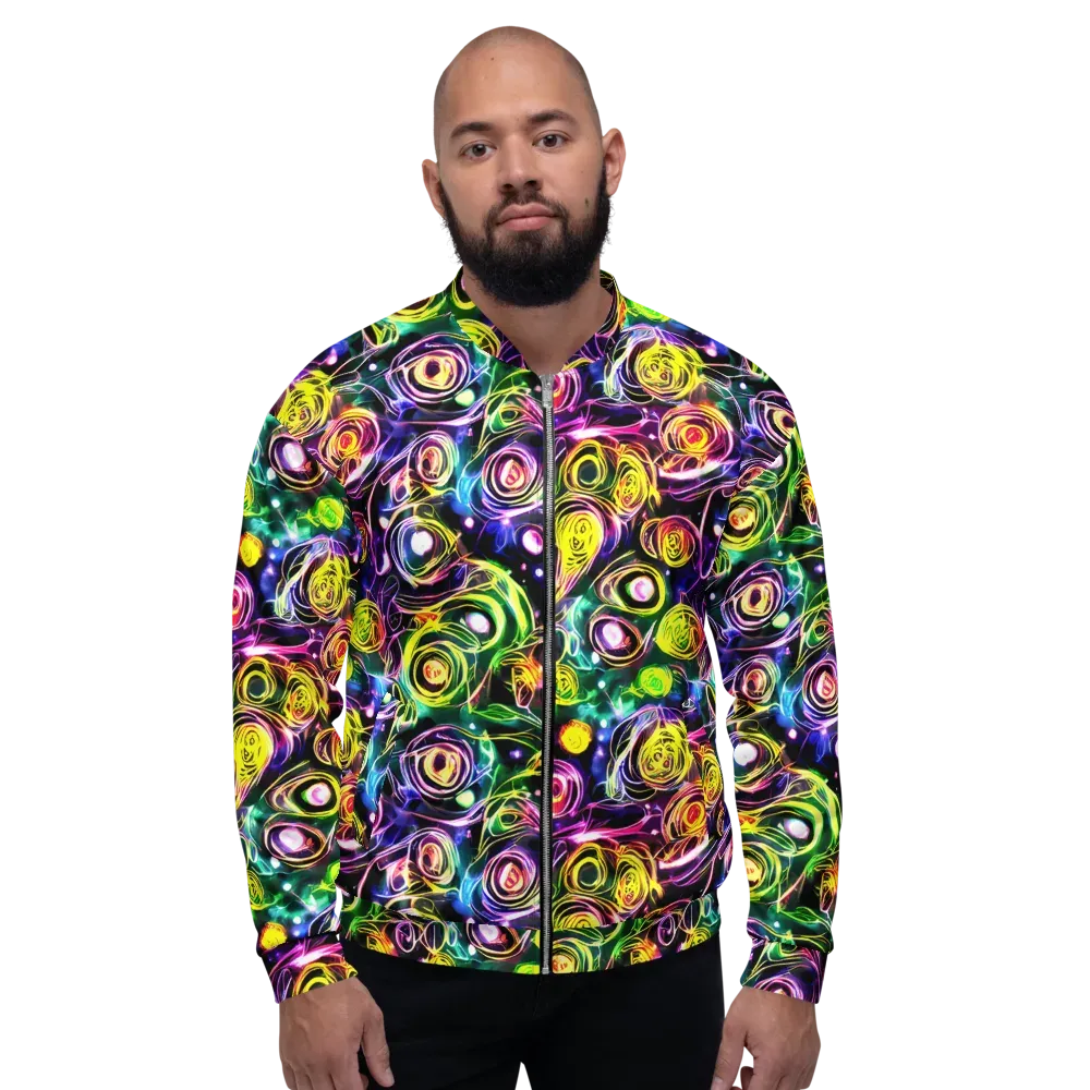 Electric Rosarium on Bomber Jacket — Front