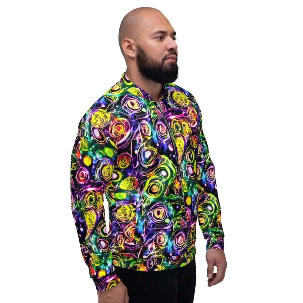 Electric Rosarium on Bomber Jacket — Right