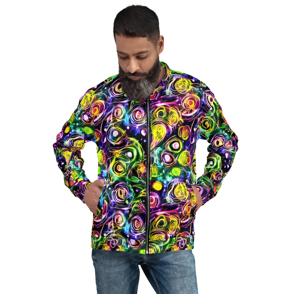 Electric Rosarium on Bomber Jacket — Front