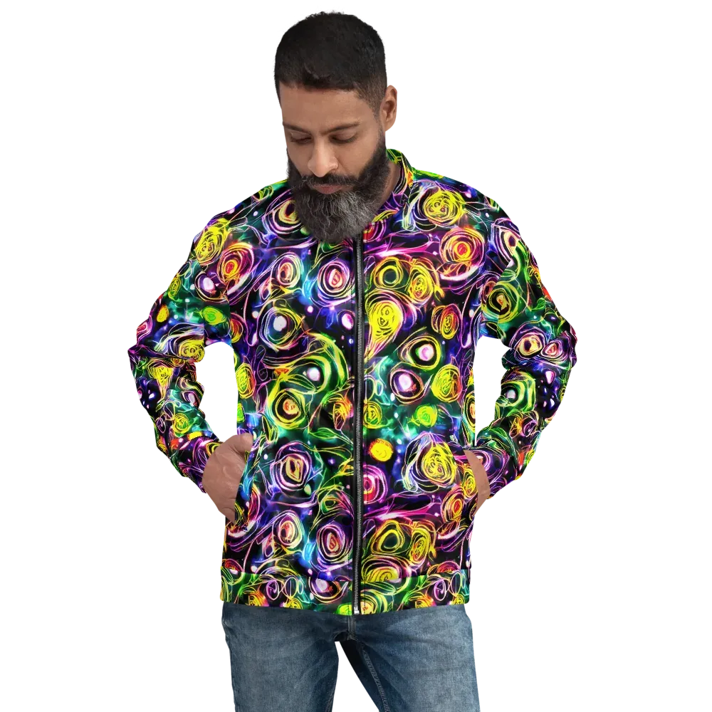 Electric Rosarium on Bomber Jacket — Front