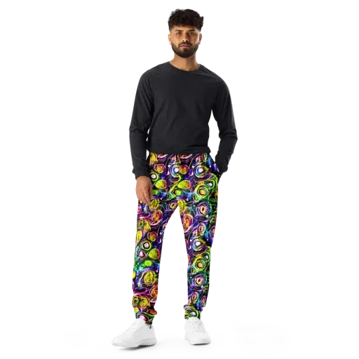 Electric Rosarium on a Men's Joggers
