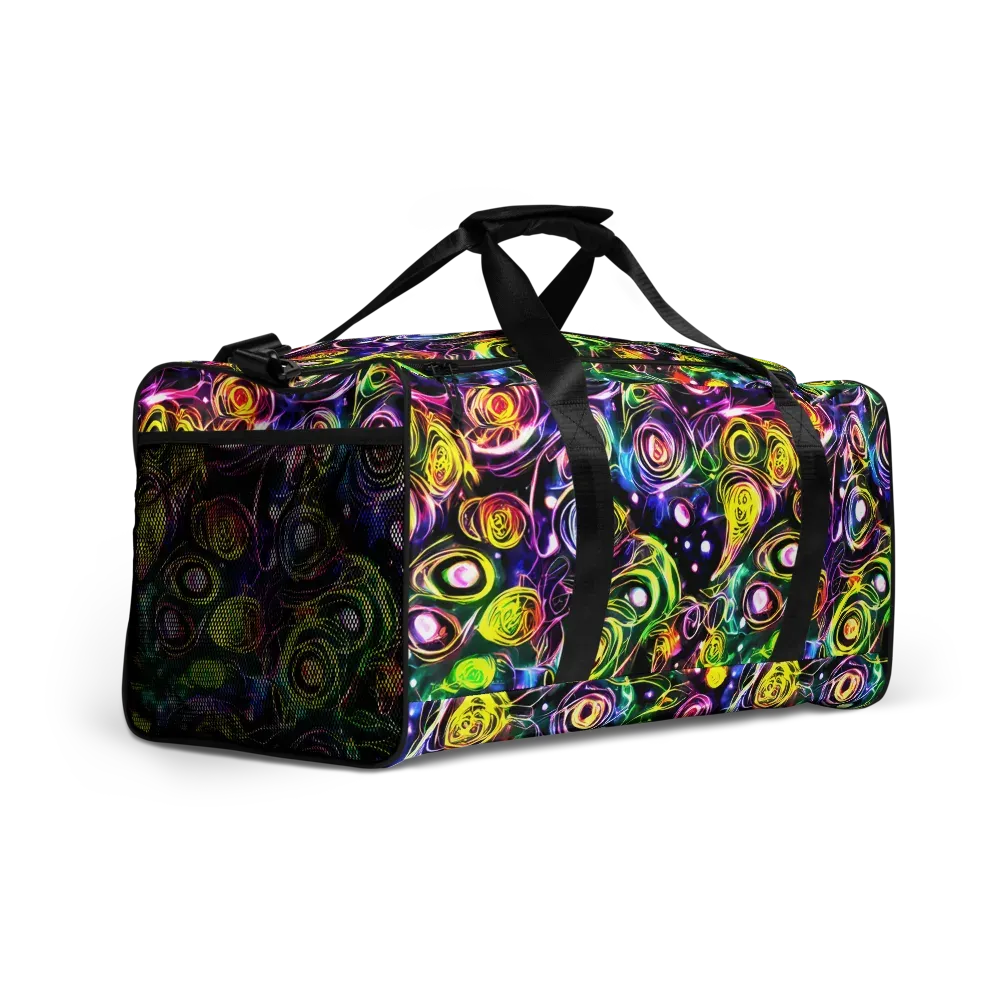 Electric Rosarium on Duffle Bag — Right Front