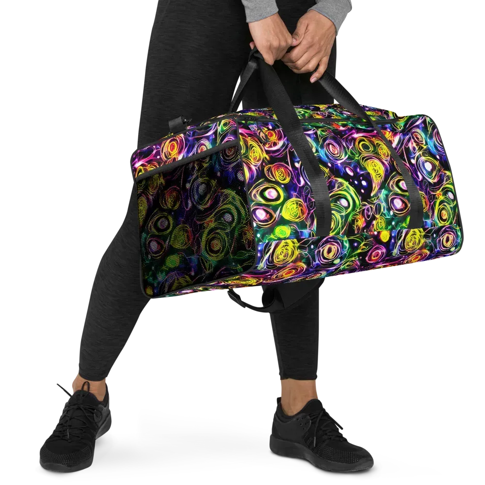 Electric Rosarium on Duffle Bag — Right Front