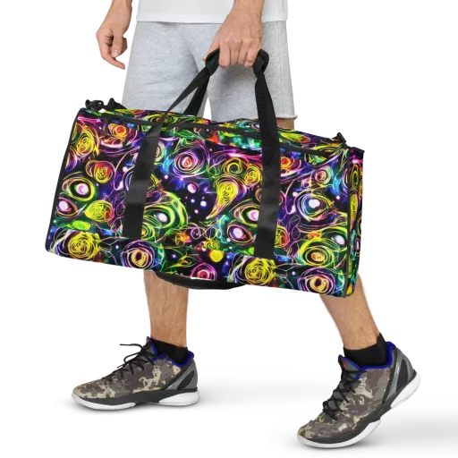 Electric Rosarium on a Duffle Bag