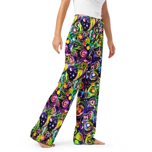 Electric Rosarium on a Women's Pajama Pants