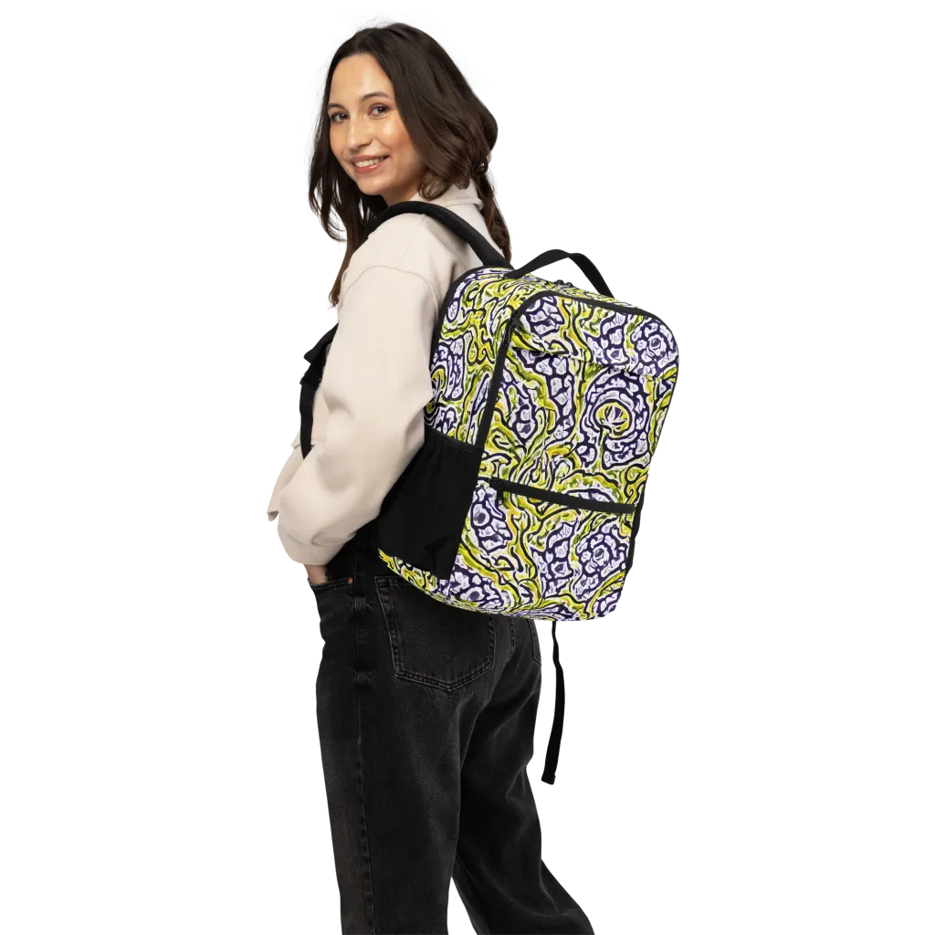 Citrine Ink on Utility Backpack — Back