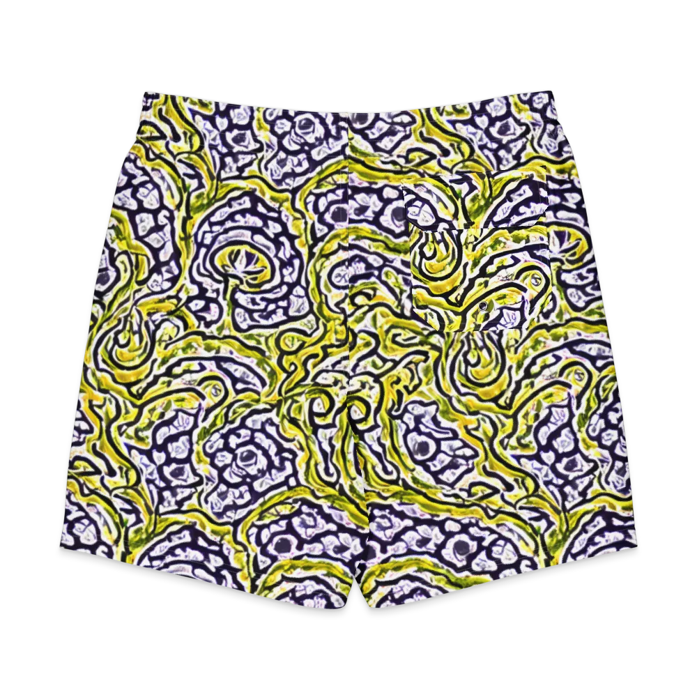 Citrine Ink on Men's Board Shorts — Back