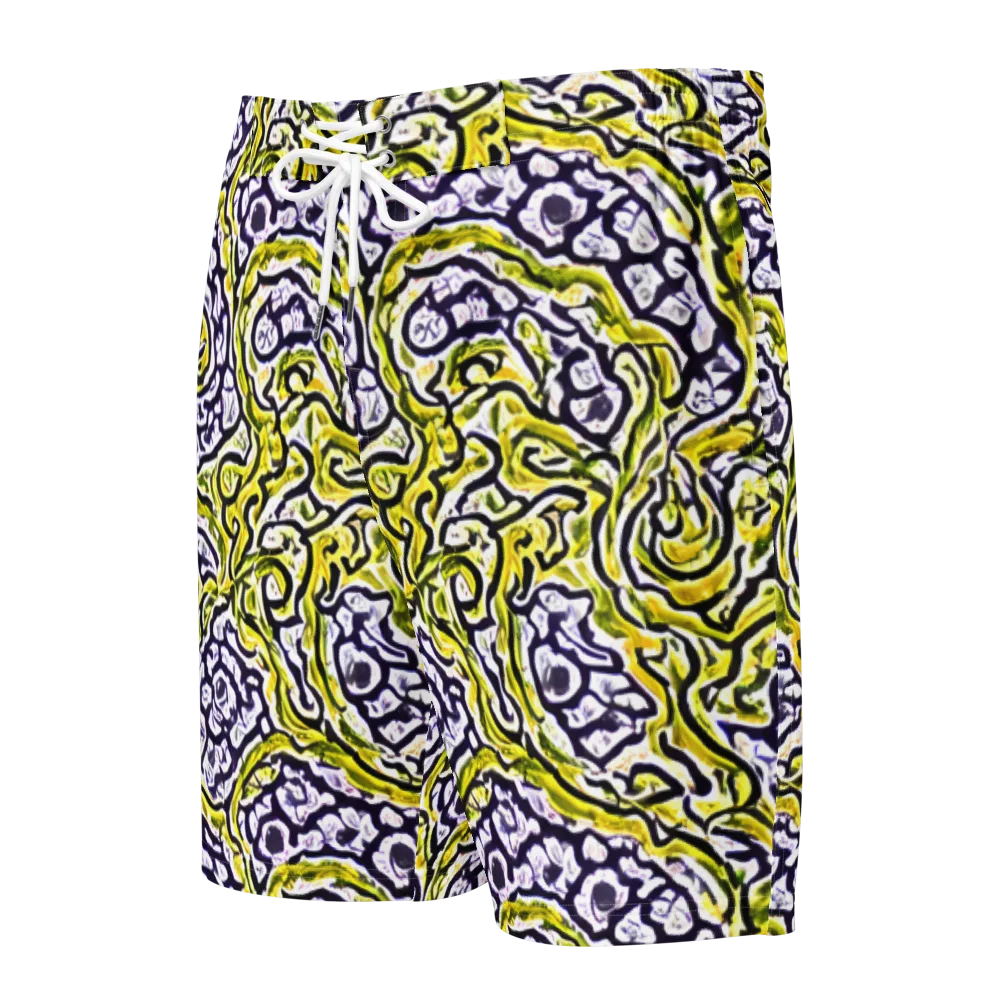 Citrine Ink on Men's Board Shorts — Front
