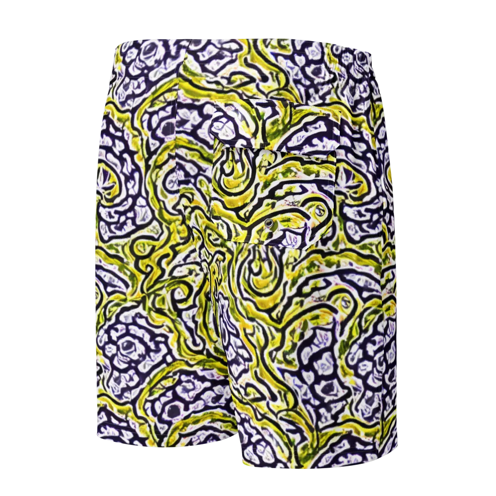 Citrine Ink on Men's Board Shorts — Back
