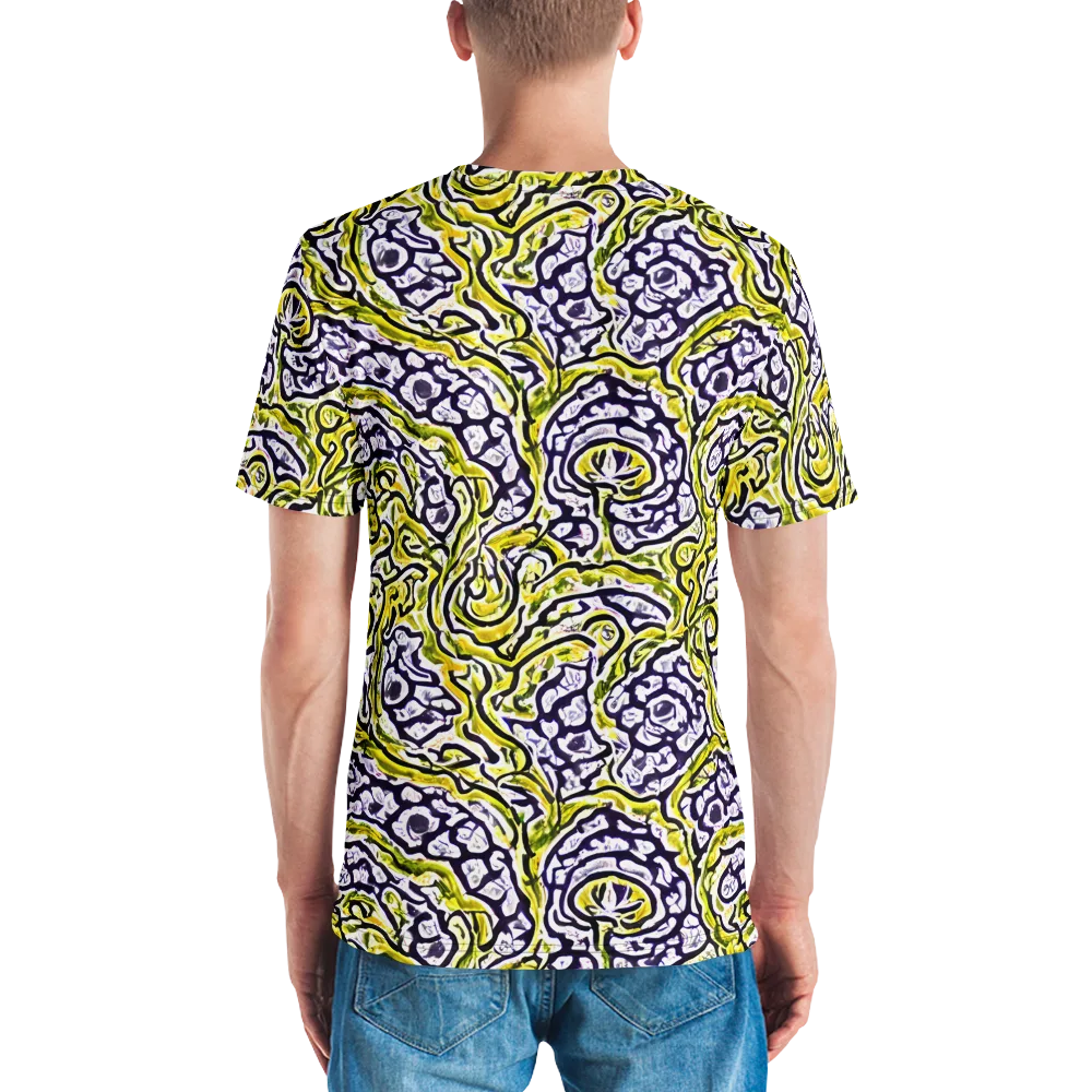 Citrine Ink on Men's Crew Neck T-Shirt — Back