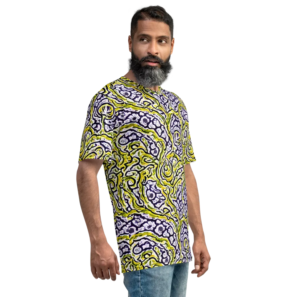 Citrine Ink on Men's Crew Neck T-Shirt — Right