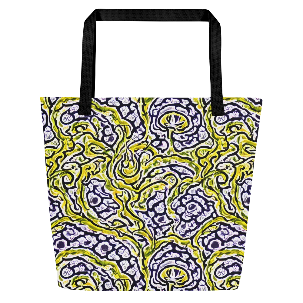 Citrine Ink on Large Tote Bag W/ Pocket — Front