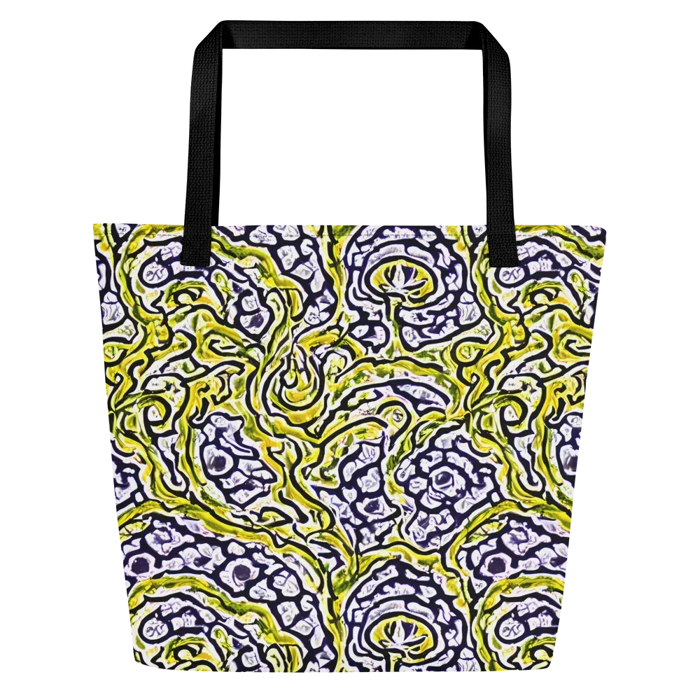 Citrine Ink on Large Tote Bag W/ Pocket — Front