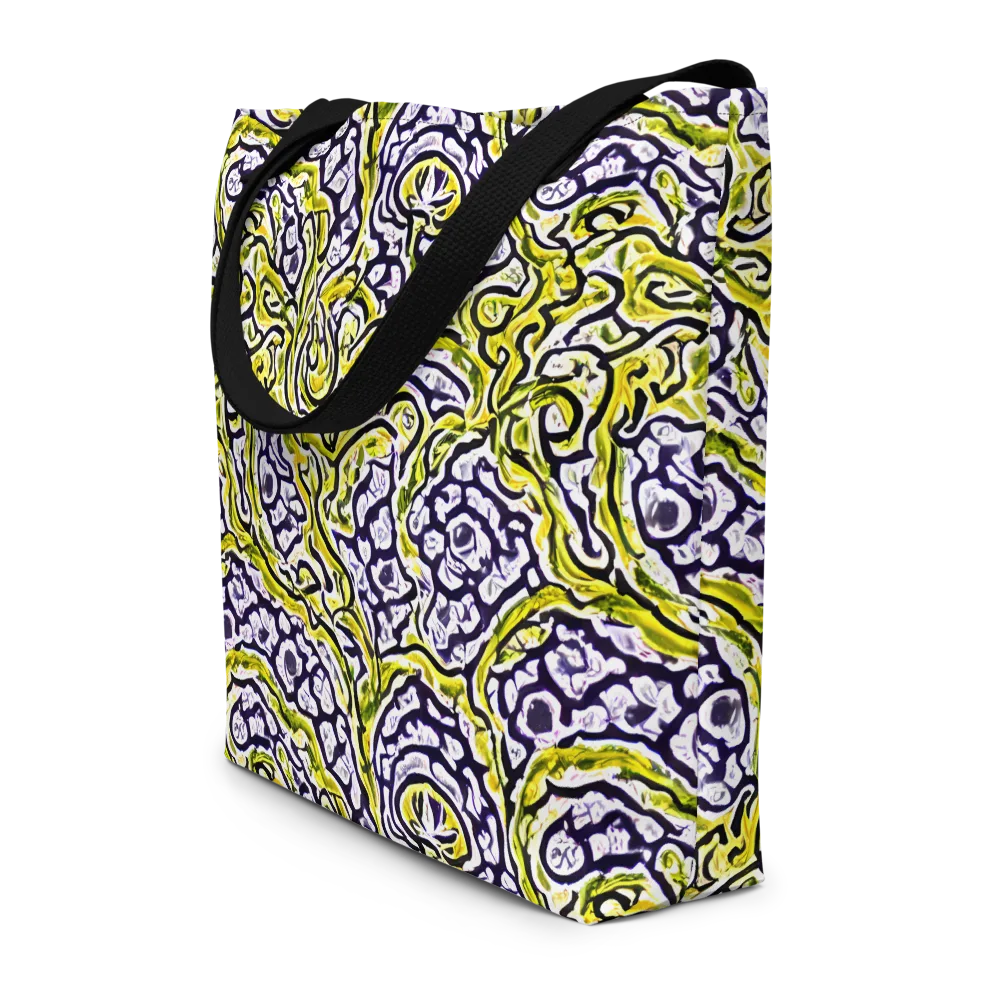 Citrine Ink on Large Tote Bag W/ Pocket — Front