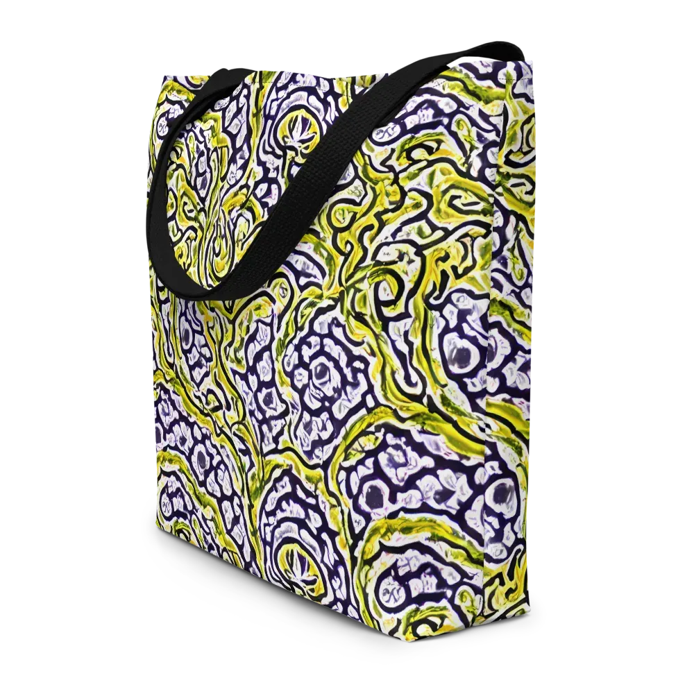 Citrine Ink on Large Tote Bag W/ Pocket — Front