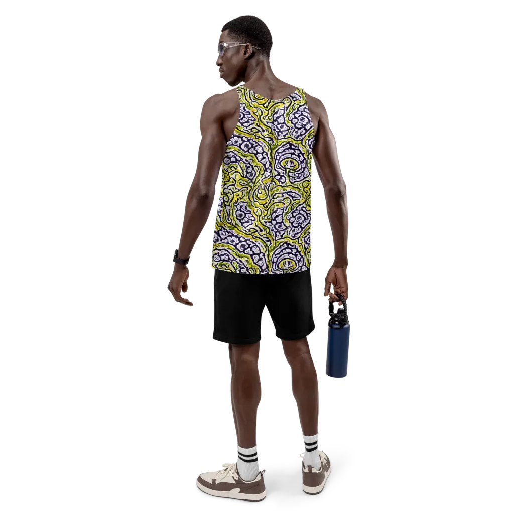 Citrine Ink on Men's Tank Top — Back