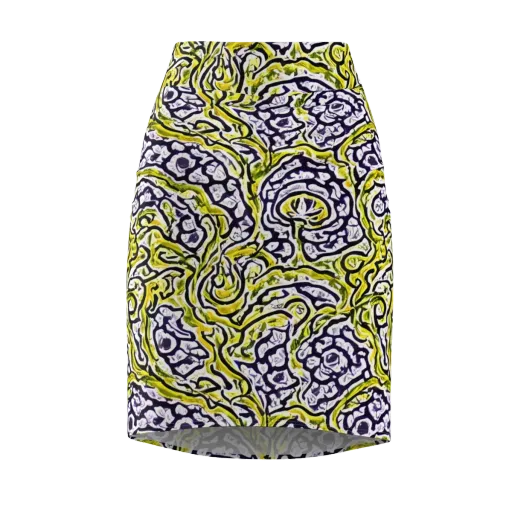 Citrine Ink on a Pencil Skirt