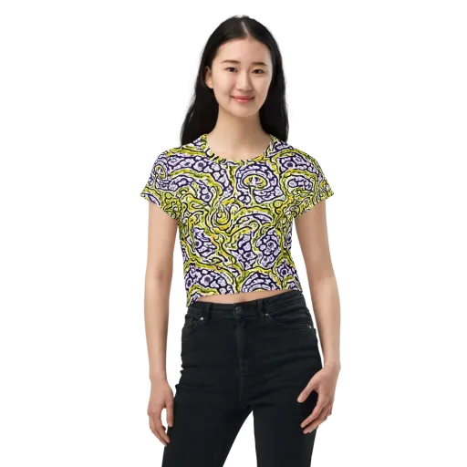 Citrine Ink on a Crop Tee