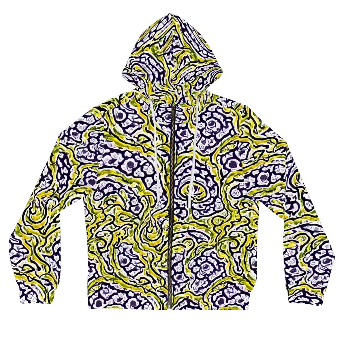Citrine Ink on Women's Full-Zip Hoodie — Front