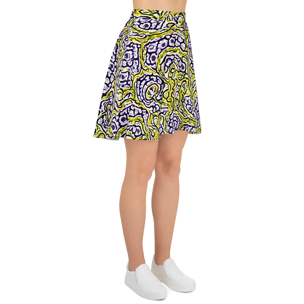 Citrine Ink on Skater Skirt — Right