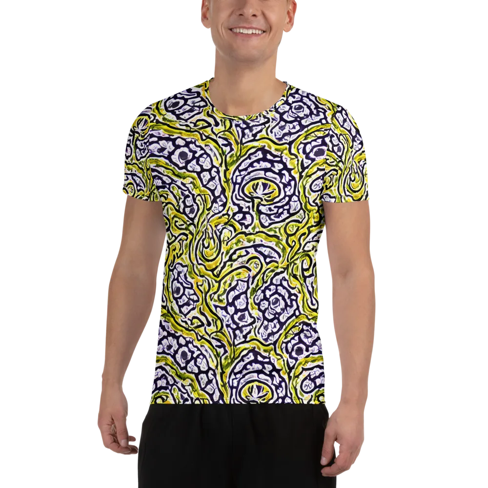 Citrine Ink on Men's Athletic T-Shirt — Front