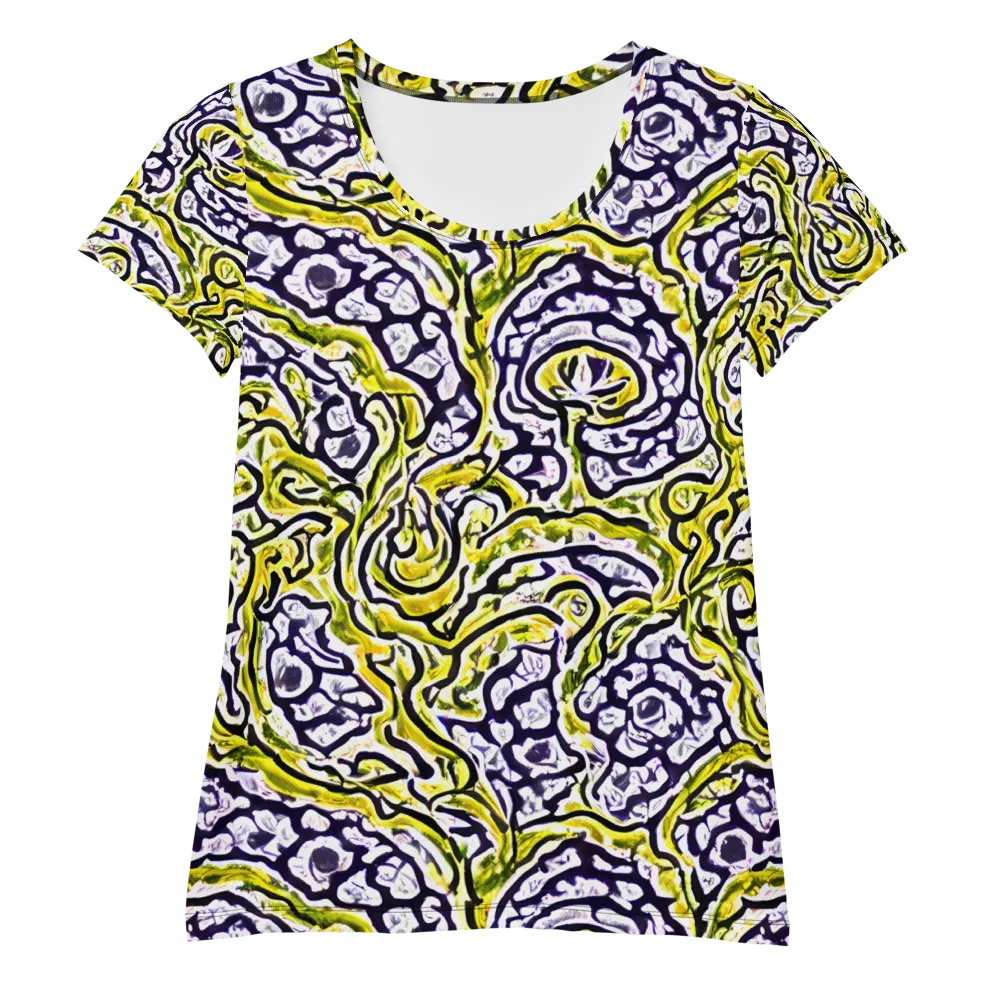 Citrine Ink on Women's Athletic T-Shirt — Front