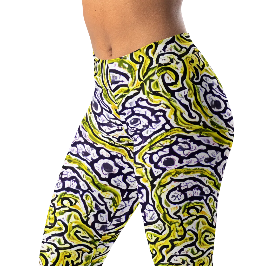 Citrine Ink on Leggings — Left Front