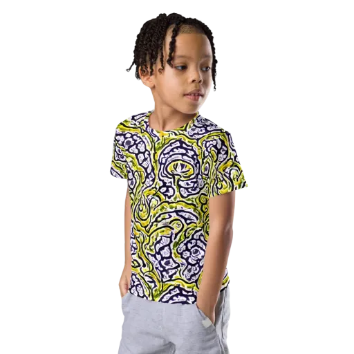 Citrine Ink on a Kids Crew Neck T-Shirt