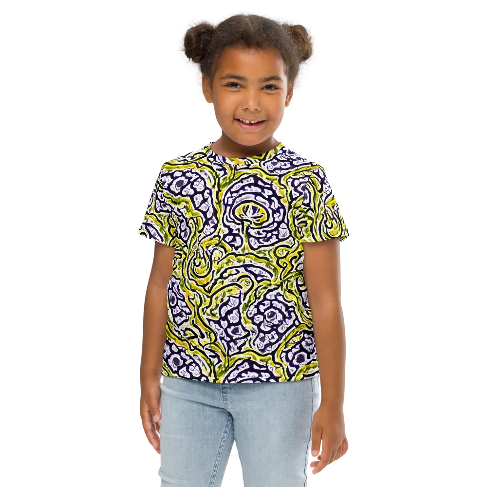 Citrine Ink on Kids Crew Neck T-Shirt — Front
