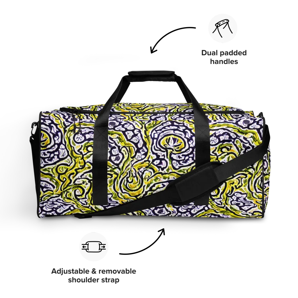 Citrine Ink on Duffle Bag — Front