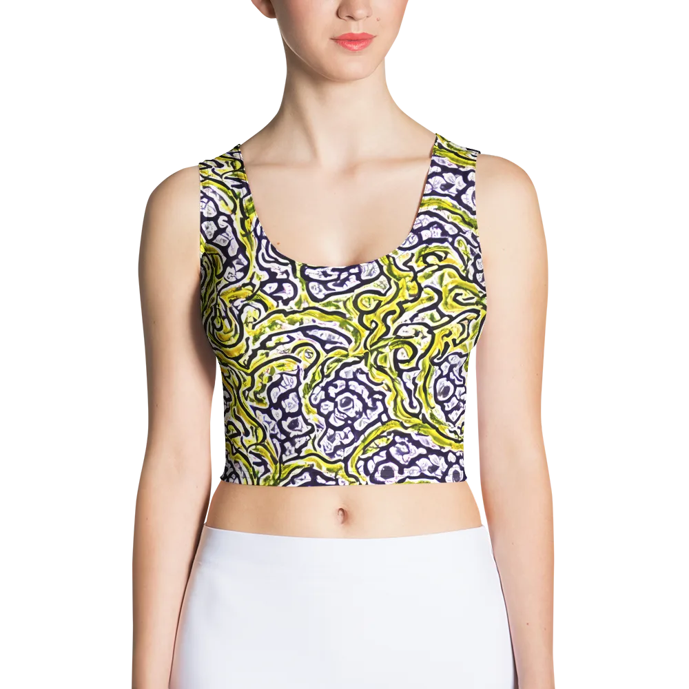 Citrine Ink on Crop Top — Front
