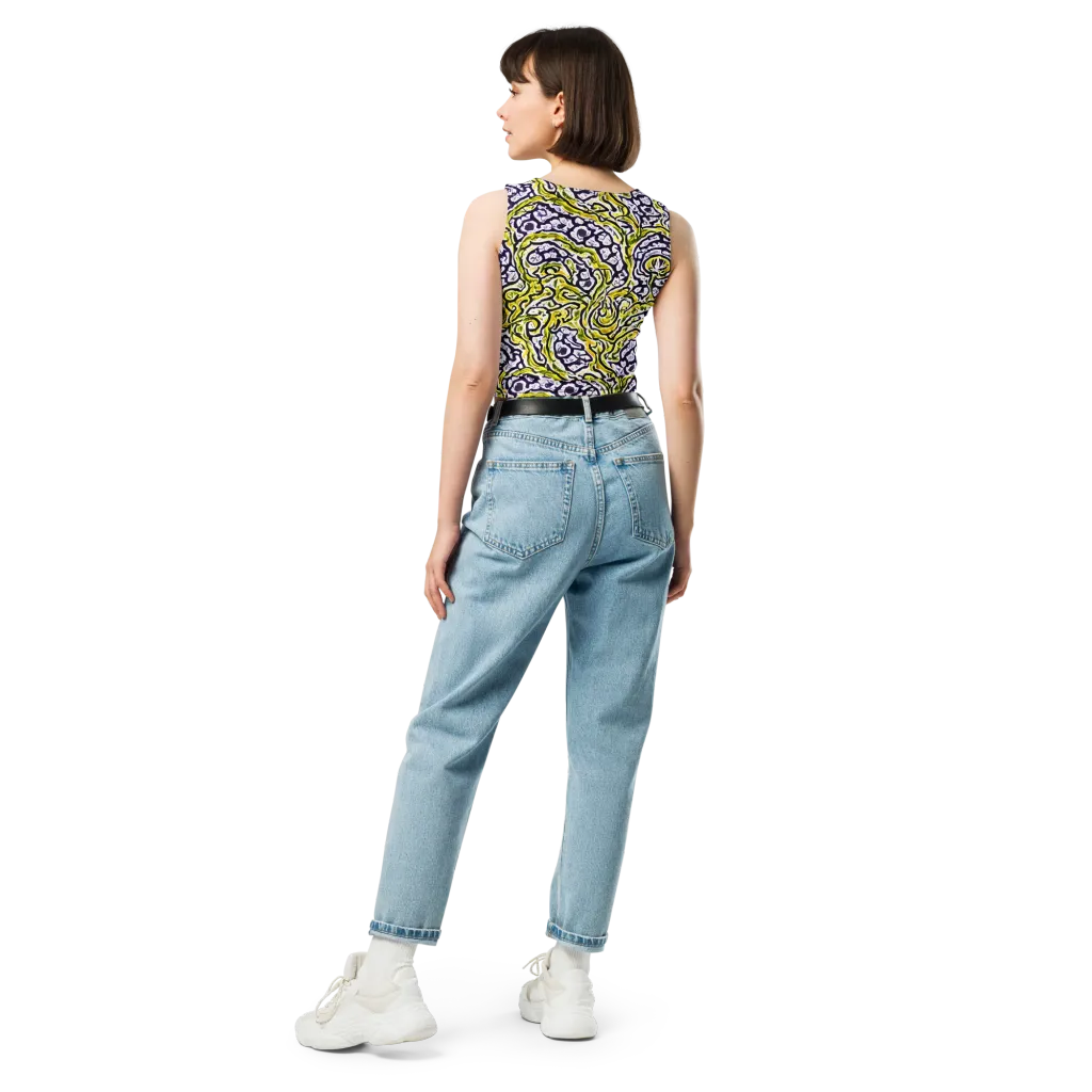 Citrine Ink on Crop Top — Back