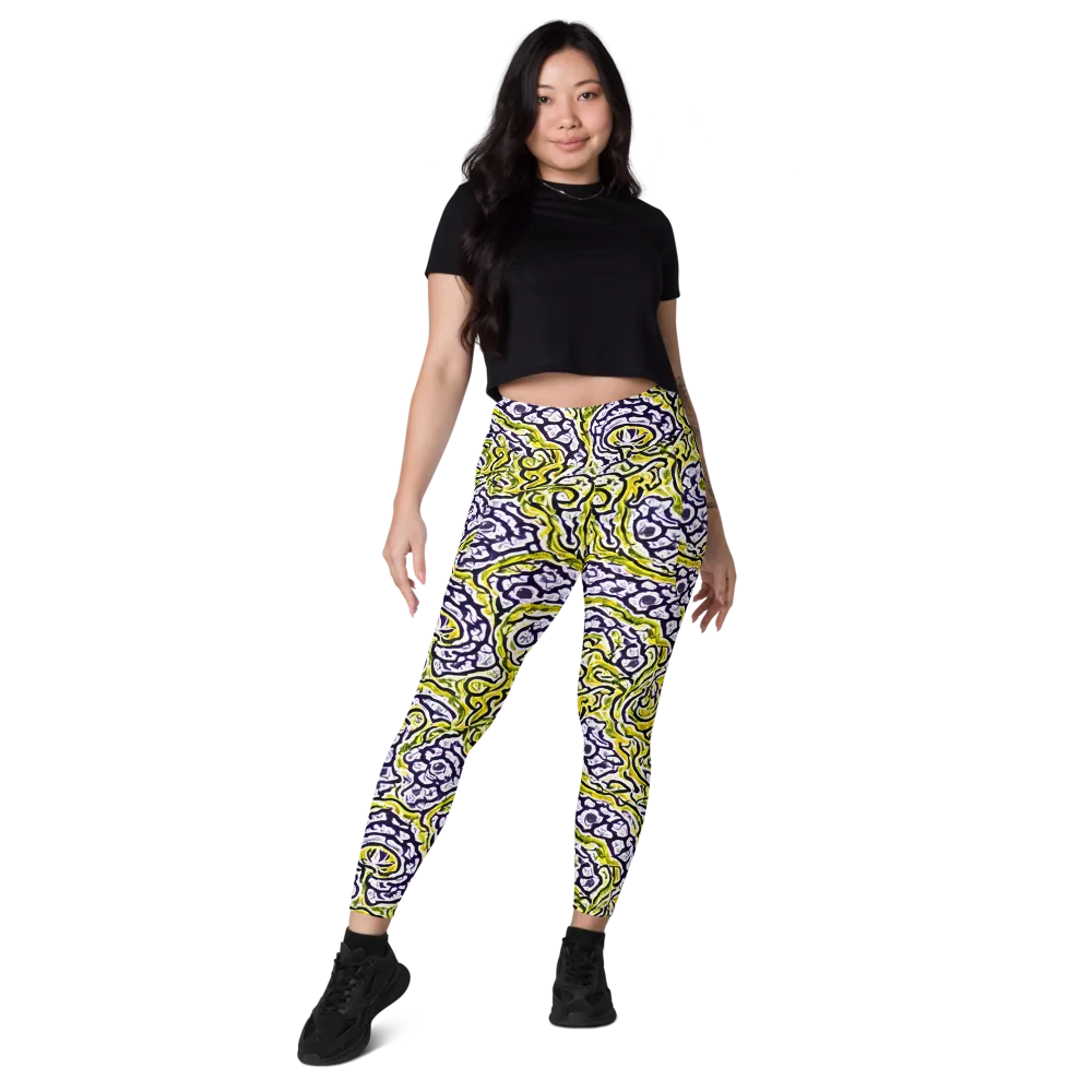 Citrine Ink on Leggings with Pockets — Front