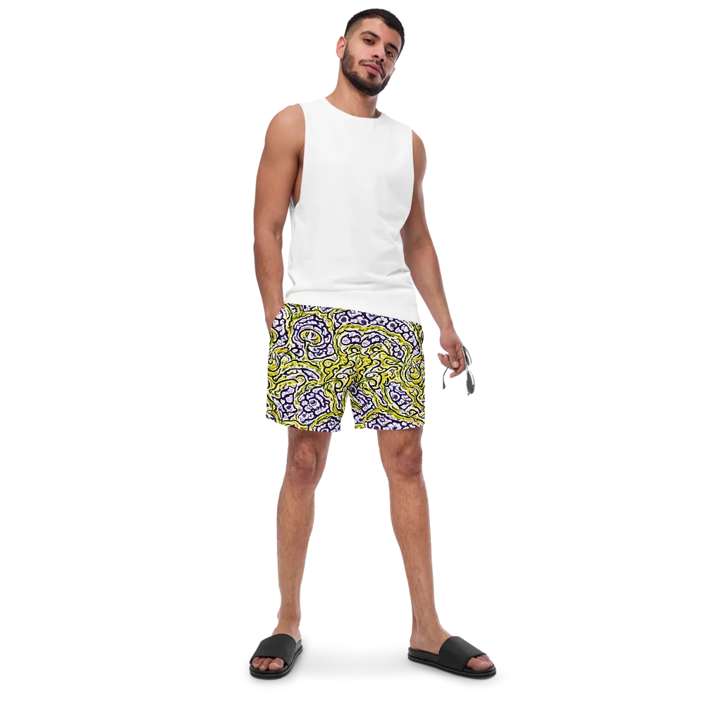 Citrine Ink on Swim Trunks — Front