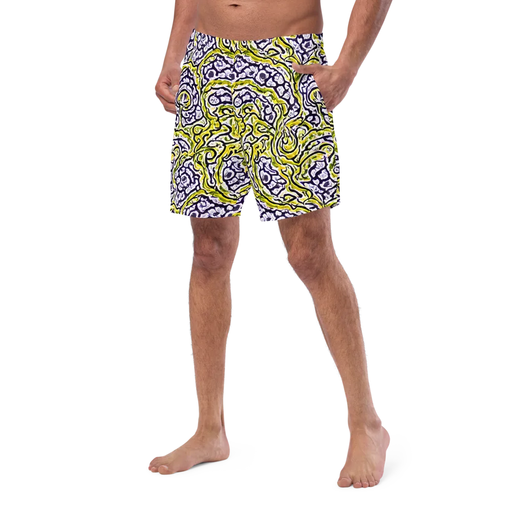 Citrine Ink on Swim Trunks — Left Front