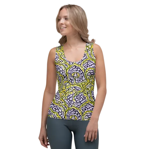 Citrine Ink on a Women's Tank Top