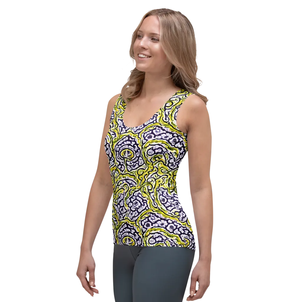 Citrine Ink on Women's Tank Top — Left Front