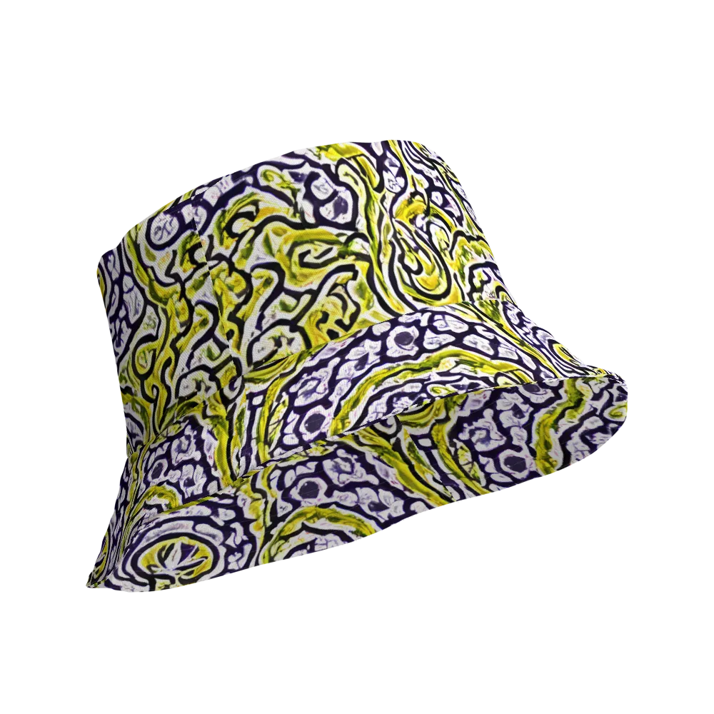 Citrine Ink on Reversible Bucket Hat — Product details Outside