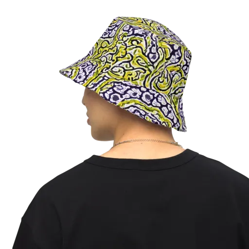 Citrine Ink on a Reversible Bucket Hat