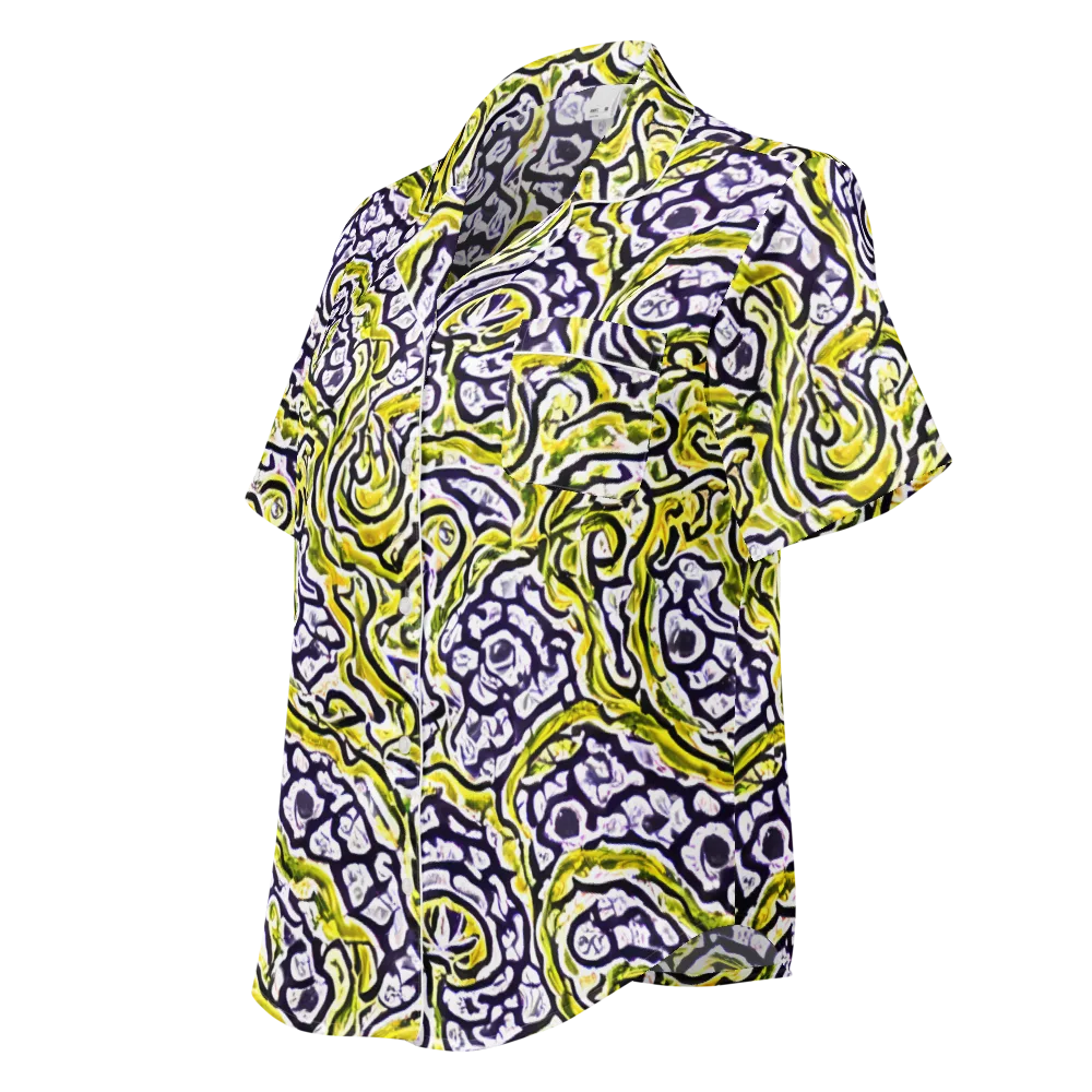 Citrine Ink on Women's Short Sleeve Pajama Top — Left Front